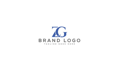 ZG logo design vector template design for brand.