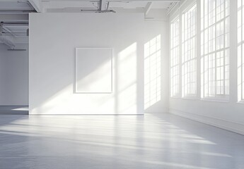 Obraz premium White Room Mockup.