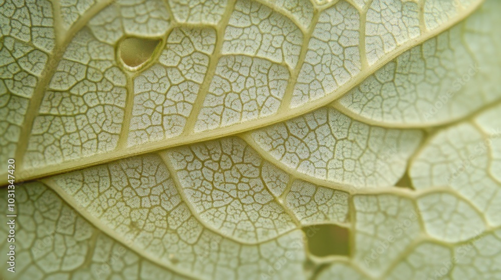 Poster the leaf is very thin and has a lot of veins. it is very delicate and fragile