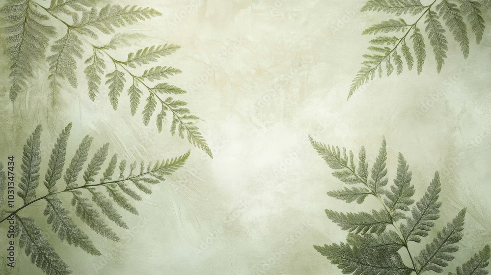 Poster a leafy green background with a leafy green leaf in the foreground. the leaf is in the center of the