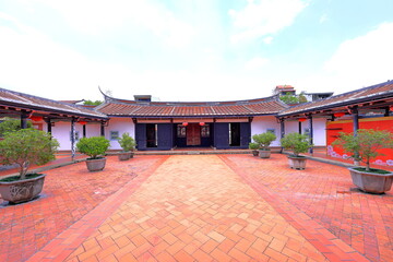 Wufeng Lin family garden with elegant mansion and classic Chinese garden architectures in Wufeng District, Taichung, Taiwan