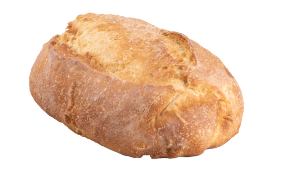 artisan bread made at home with natural whole grain white fermentation in close-up