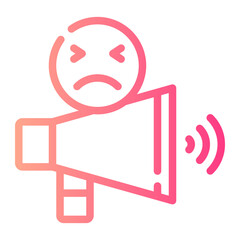megaphone gradient icon