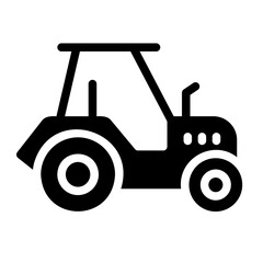 tractor Solid icon