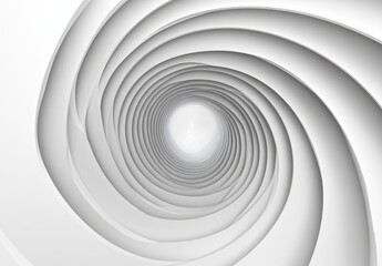 Obraz premium Abstract Spiral Tunnel.
