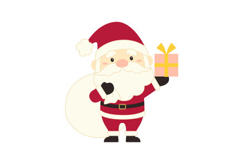 プレゼントを持ったサンタクロース