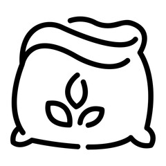 seed bag Line Icon