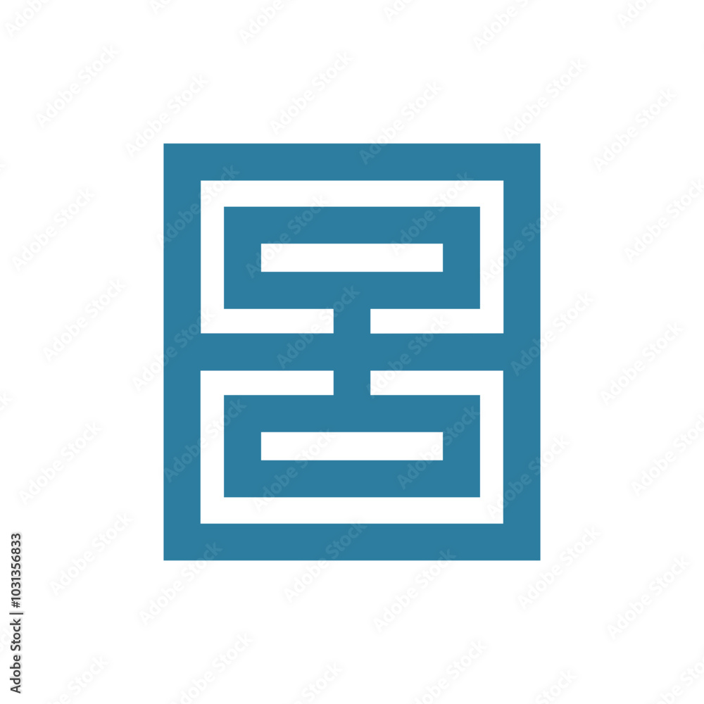 Poster monogram 8. number 8. number 8 design logo. monogram letter mark 8 logo design. monogram design vect