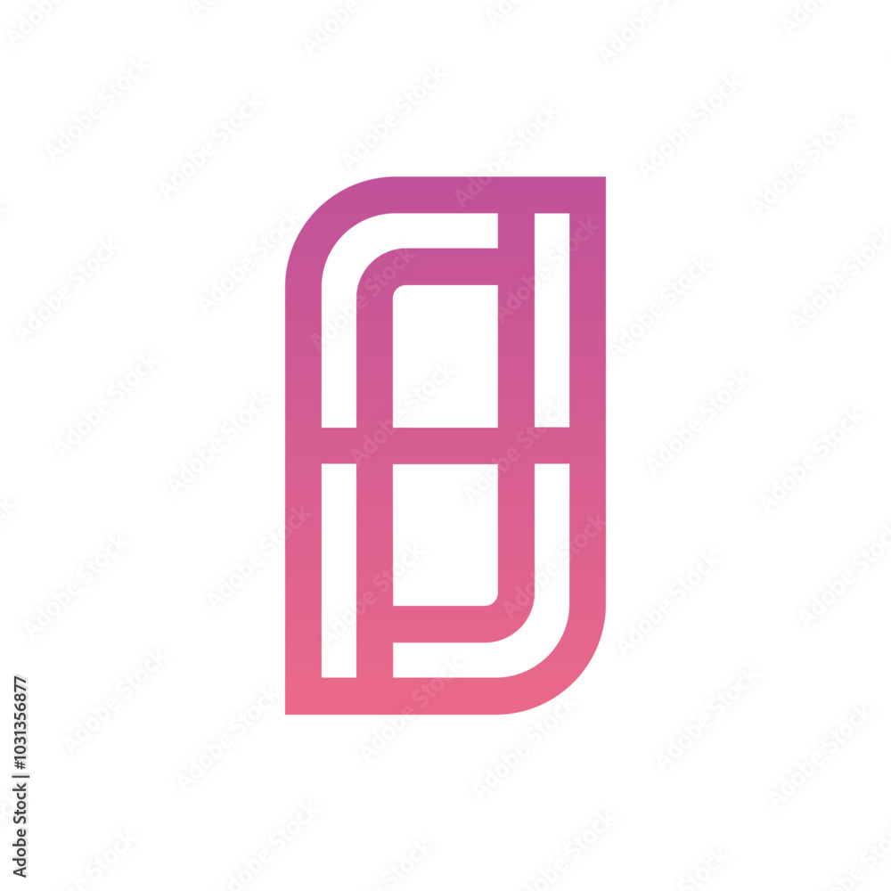 Poster monogram 8. number 8. number 8 design logo. monogram letter mark 8 logo design. monogram design vect