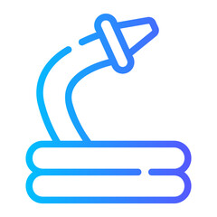 hosepipe Line Gradient Icon