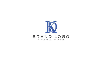 KD logo design vector template design for brand.
