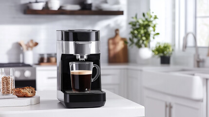 Modern Coffee Maker for Fresh Brewing at Home
