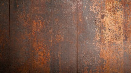 Close-up of heavily rusted steel showing layers of decay and textured patterns in rich earthy colors