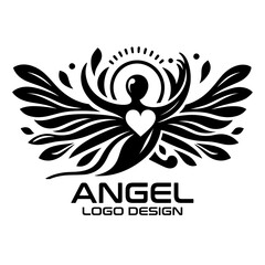 Angel Vector Logo Design