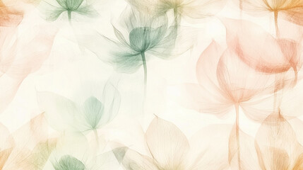 watercolor lotus flower background texture pattern pastel colors leaves