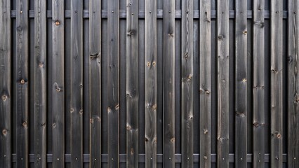 Fototapeta premium black wood fence pattern and seamless background