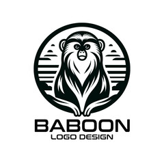Baboon Vector Logo Design