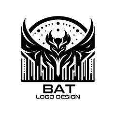 Bat Vector Logo Design