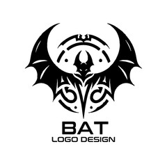 Bat Vector Logo Design