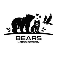 Bears Vector Logo Design