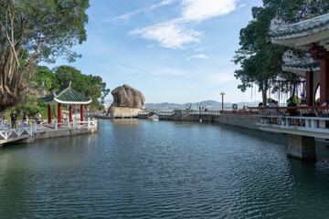 bridge over the lake