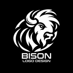 Bison Vector Logo Design