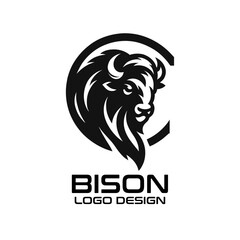 Bison Vector Logo Design