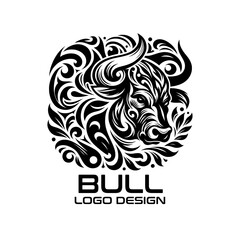 Bull Vector Logo Design