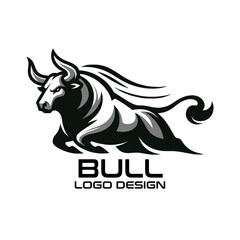 Bull Vector Logo Design