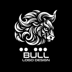 Bull Vector Logo Design