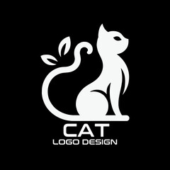 Cat Vector Logo Design