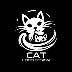 Cat Vector Logo Design