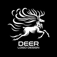 Deer Vector Logo Design