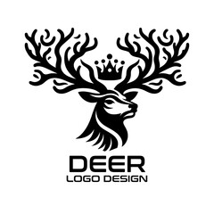Deer Vector Logo Design