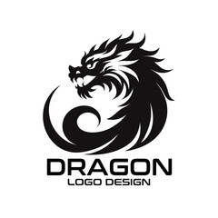 Dragon Vector Logo Design 