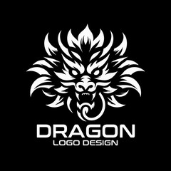 Dragon Vector Logo Design 
