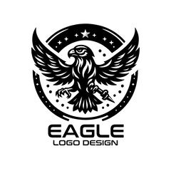 Eagle Vector Logo Design 