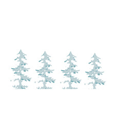 Winter tree Border 