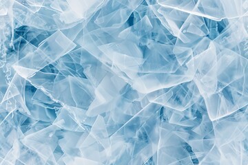 Obraz premium A close-up photograph capturing the intricate beauty of broken ice fragments, revealing a stunning, translucent texture.