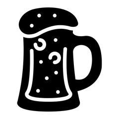 beer mug Solid icon