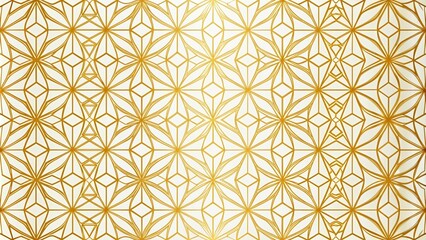 Fototapeta premium Elegant Golden Geometric Pattern for Modern Design and Decor