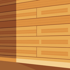 Sophisticated Horizontal Wooden Panel Wall Ideal for Stylish Interiors