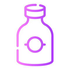 poison Line Gradient Icon