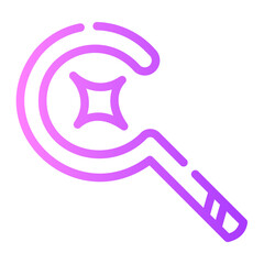 sceptre Line Gradient Icon