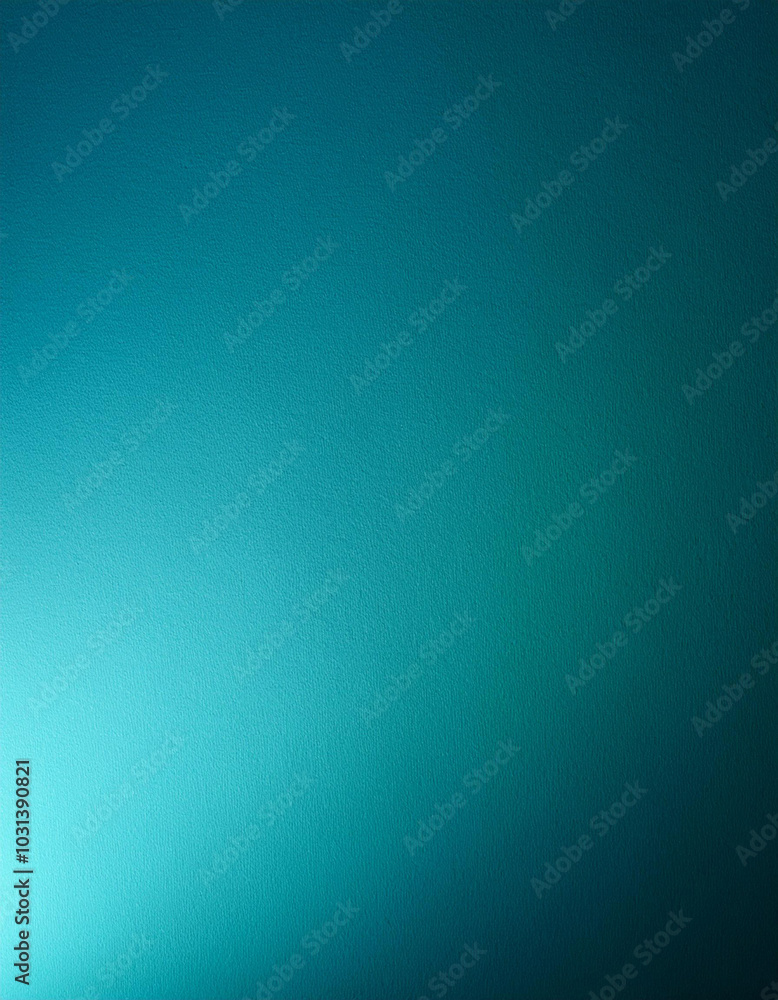 Poster paper texture, abstract background. the name of the color is greenish blue. gradient with light comi