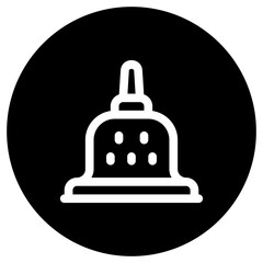 Editable temple, shrine vector icon. Landmark, monument, structure, culture, building, architecture. Part of a big icon set family. Perfect for web and app interfaces, presentations, infographics, etc