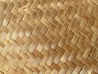 texture and background of woven bamboo