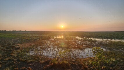 Mamukala Wetlands in Kakadu, Northern Territory Australia