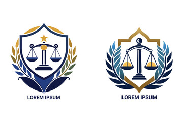 Sophisticated Law Firm Logo Vector for Legal Professionals