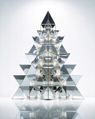 abstract christmas tree